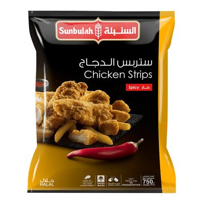 Sunbulah Chicken Strips Spicy 750 G