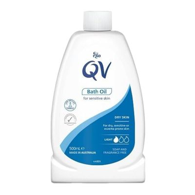 QV Bath Oil For Dry, Sensitive, Eczema-prone Skin - 500ml