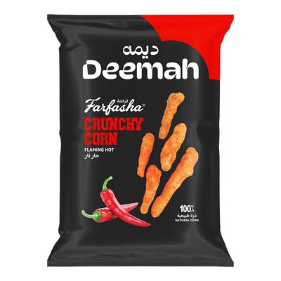 Deemah Farfsha Crunchy Corn Sticks Flaming Hot - 100g