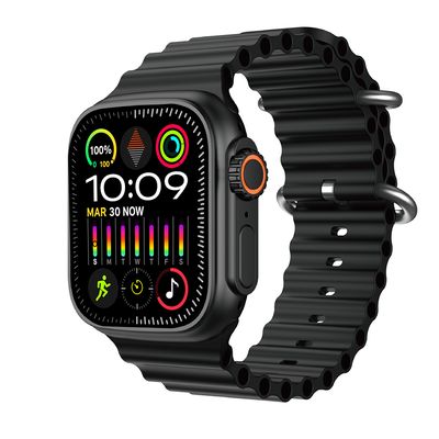 G-Tab FT8 Pro Smart Watch High-Resolution AMOLED Display - Black