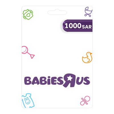 Babies R Us GiftCard 1000 SAR 