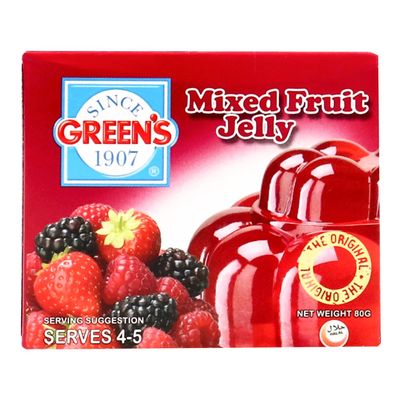 Greens Jelly Mixed Fruits 80 G