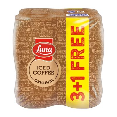 Luna Iced Coffee Orgnal  3+1 Free