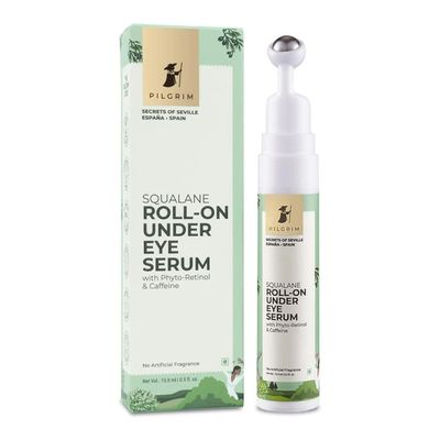 Pilgrim Squalane Roll-on Under Eye Serum With Phyto-Retinol And Caffeine - 15ml