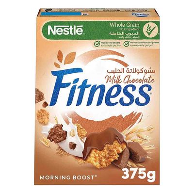 Fitness Flakes Whole Grain With Milk Chocolate 375 G