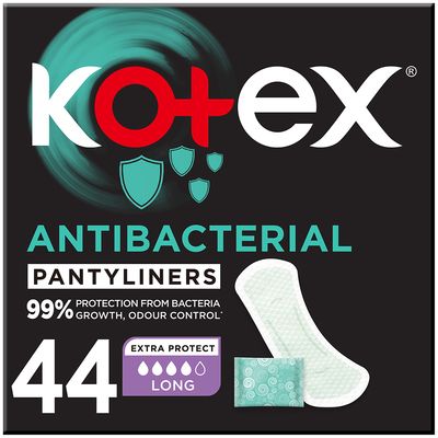 Kotex Daily Liners Antibacterial Long 44 Pieces