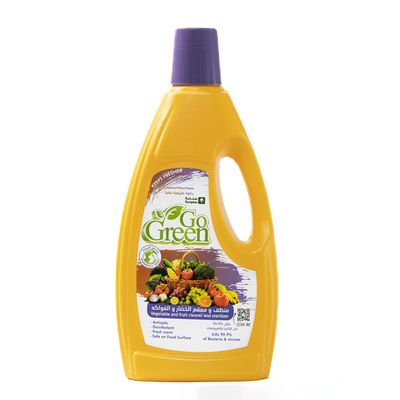 Go Green Cleaner And Sanitizer Fruit And Vegetable 1 liter