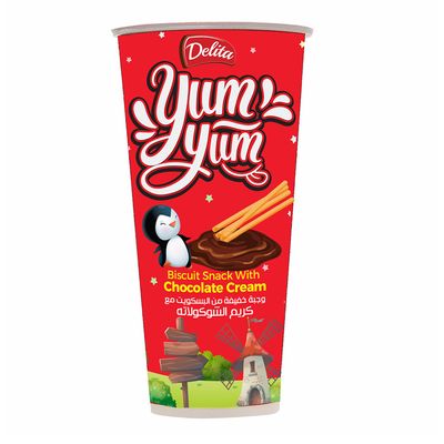 Delita Yum Yum Biscuit Snack with Chocolate Cream -45g