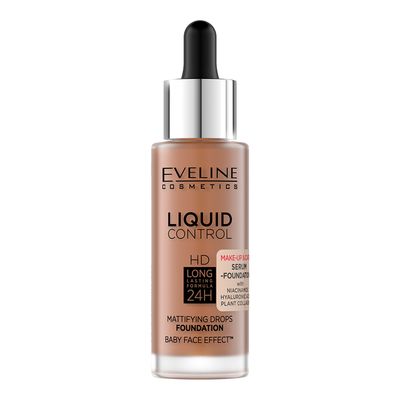Eveline Long-Lasting Liquid Control Foundation with Niacinamide - No. 065 - Toffee - 32ml