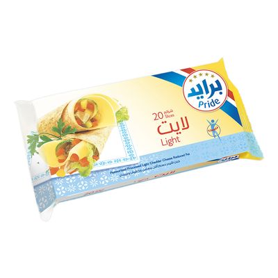 برايد شبيه جبن شيدر شرائح لايت 400 جرام