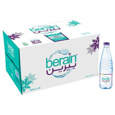 Berain Water Drinking Bottled 600 ML × 28 Box