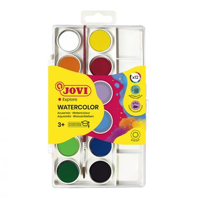 Faber Castell Clay Goofy Solid Water Colours 22 Mm 12 Pencils
