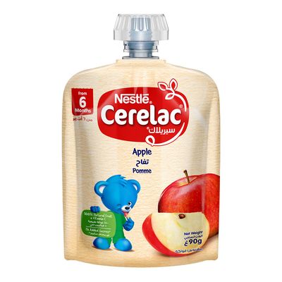 سيريلاك طعام أطفال مهروس فواكه تفاح من 6 اشهر 90 جرام