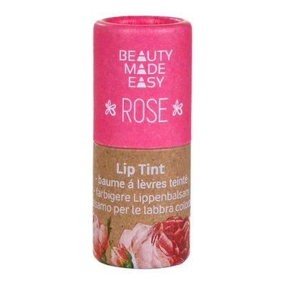 Beauty Made Easy Natural Tinted Lip Balm Rose - 6g