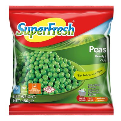 Super Fresh Green Peas Frozen 450 G
