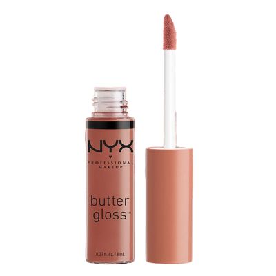 NYX Butter Gloss Non-Sticky Lip Gloss - Praline (Deep Nude) - 8ml