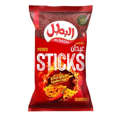 Albatal Potato Sticks Hot Chili Flavor - 80g 