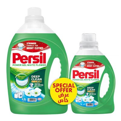 Persil Clothes Soap Power Gel White Flower 2.9 Liters + 1 Liter