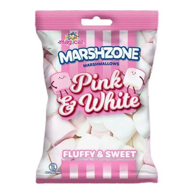 Magical Marshzone Marshmallows Pink And White Gluten Free Imported 150 G