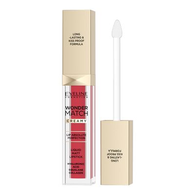Eveline Wonder Match Creamy Liquid Matt Lipstick - No.06 Classic Red