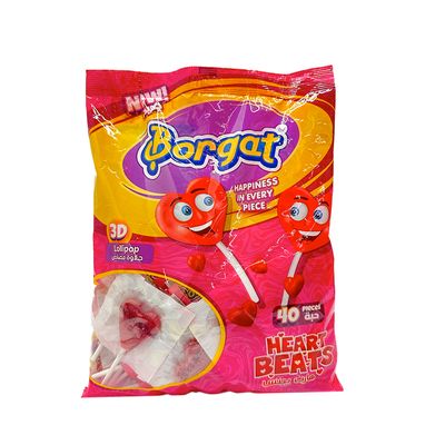 Borgat Lollipop 3D Heart Beats 40 Pieces