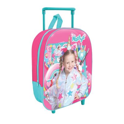 Like Nastya Activity and Coloring Trolley Bag