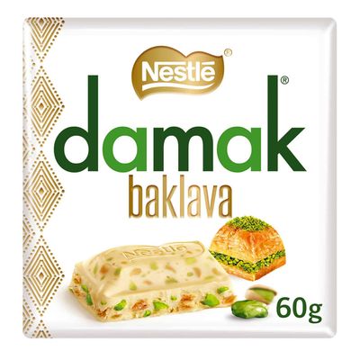 Nestlé Damak Baklava With White Chocolate Imported 60 G