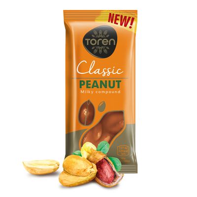 Toren Classic Chocolate With Whole Peanuts 50 G