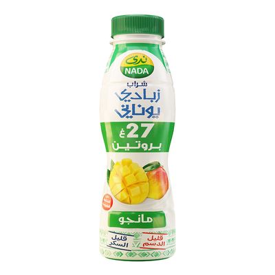 ندى شراب زبادي يوناني مانجو قليل الدسم 330 مل