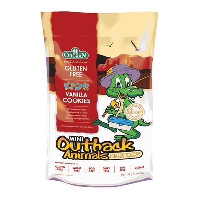 Orgran Cookies Vanilla Flavored Gluten Free 175 G