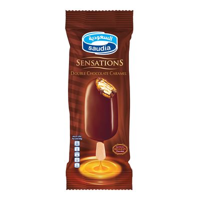 Saudia Ice Cream Sensation Double Chocolate Caramel 110 ML
