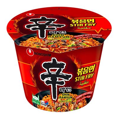 Nongshim Noodles Stir Fry Shin Ramyun Cup 103 G