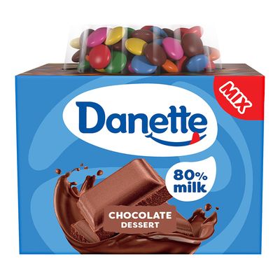 دانيت حلى شوكولاتة - 75 جرام + حبوب حلوى - 7 جرام 