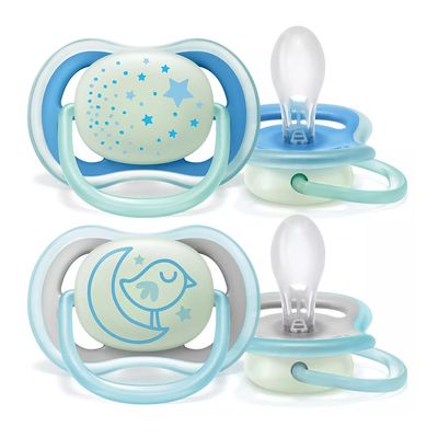 Avent Philips Rubber Pacifier Ultra Air For Boys 6-18 Months 2 Pieces