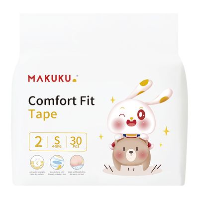 Makuku Diapers Comfort Fit With Tape Size 2 30 Pieces