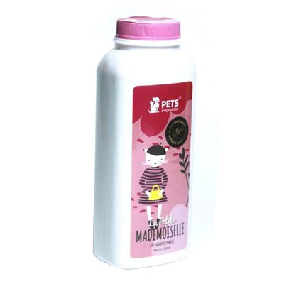 Pets Republic Dry Powder Shampoo For Pets Hair & Skin With La Petite Mademoiselle 200 G