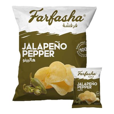 Farfasha Chips Jalapeno 12 G × 21