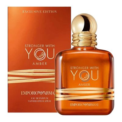 امبوريو ارماني عطر سترونجر ويذ يو عنبر أو دو برفيوم للجنسين - 100 مل