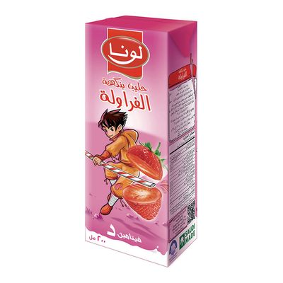 Luna Long Life Milk Strawberry 200 ML