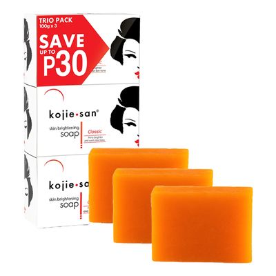 كوجي سان صابون لتفتيح البشرة - 100 جرام × 3