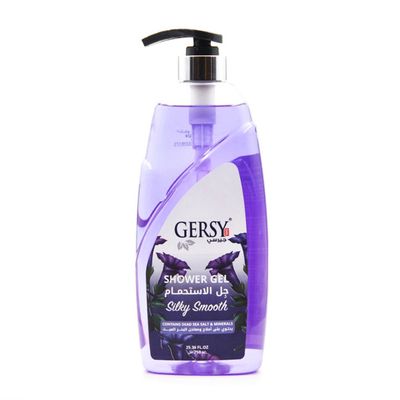 Gersy Shower Gel Silky Smooth with Dead Sea Salt & Minerals - 750ml