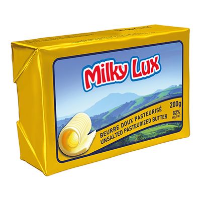 Milky Lux Unsalted Butter 82% FAT - 200g