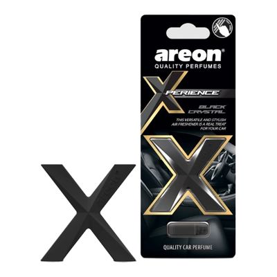 Areon Xperience Car Air Freshener Card Scent Black Crystal