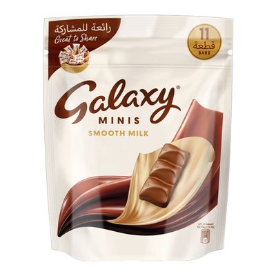 جالكسي شوكولاتة بالحليب ميني - 11 قطعة - 137.5 جرام