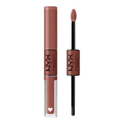 NYX Liquid Lipstick with High Shine Lip Gloss 2×1- 03 Ambition Statement - 3.4ml