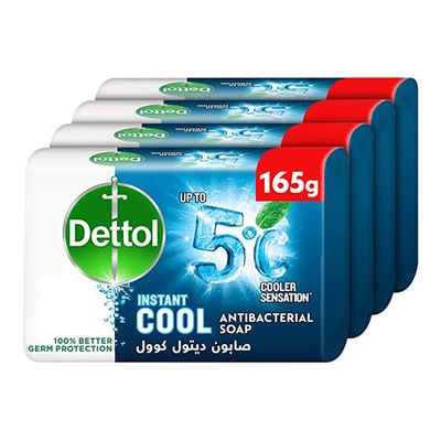 Dettol Soap Cool 165 G × 4