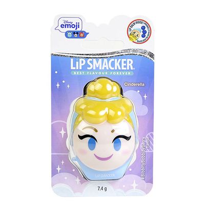 Lip Smacker Disney Emoji Lip Balm Berry Flavor - Cinderella - 7.4g
