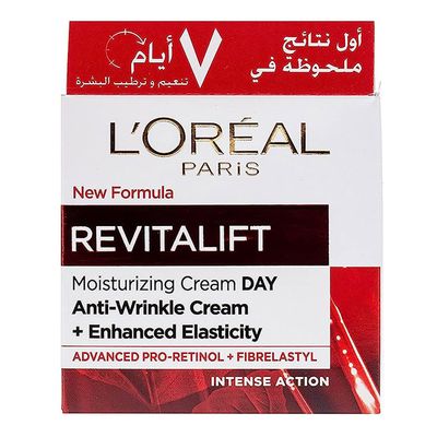 لوريال كريم الوجه ريفيتاليفت ليلي يقاوم التجاعيد ويشد البشرة 50 مل