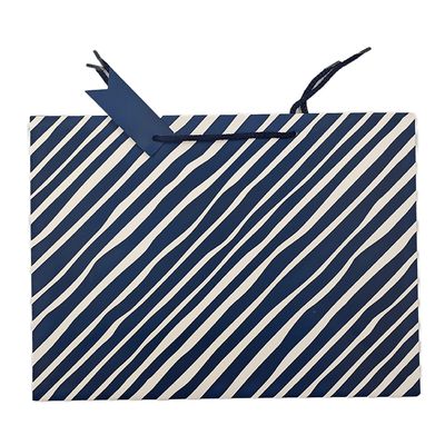 رجال باللون الأزرق، متجر. كيس هدايا 37,3x11,8x27,5 سم