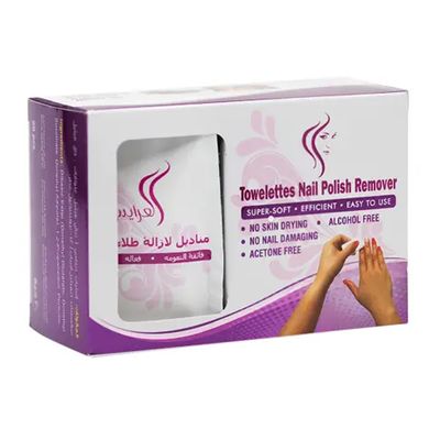 Silver Moon Nail Polish Remover Wipes - 10pcs
